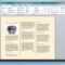 How To Make A Tri Fold Brochure In Microsoft® Word 2007 Intended For Booklet Template Microsoft Word 2007