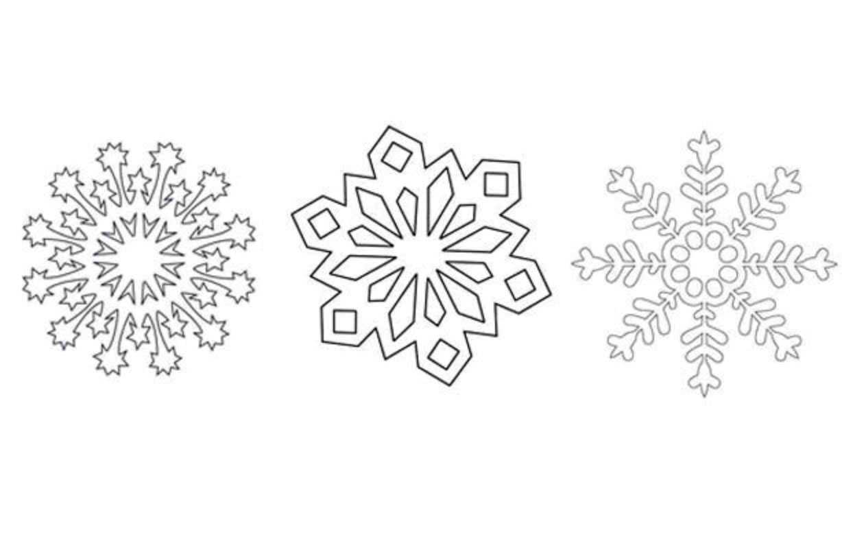 How To Make Paper Snowflakes: Get Our Free Templates! Pertaining To Blank Snowflake Template