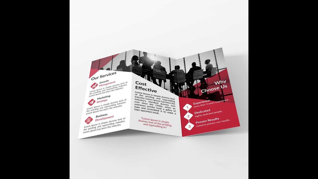 How To Make Tri Fold Brochure Layout In Adobe Illustrator (Bangla) In Adobe Illustrator Tri Fold Brochure Template