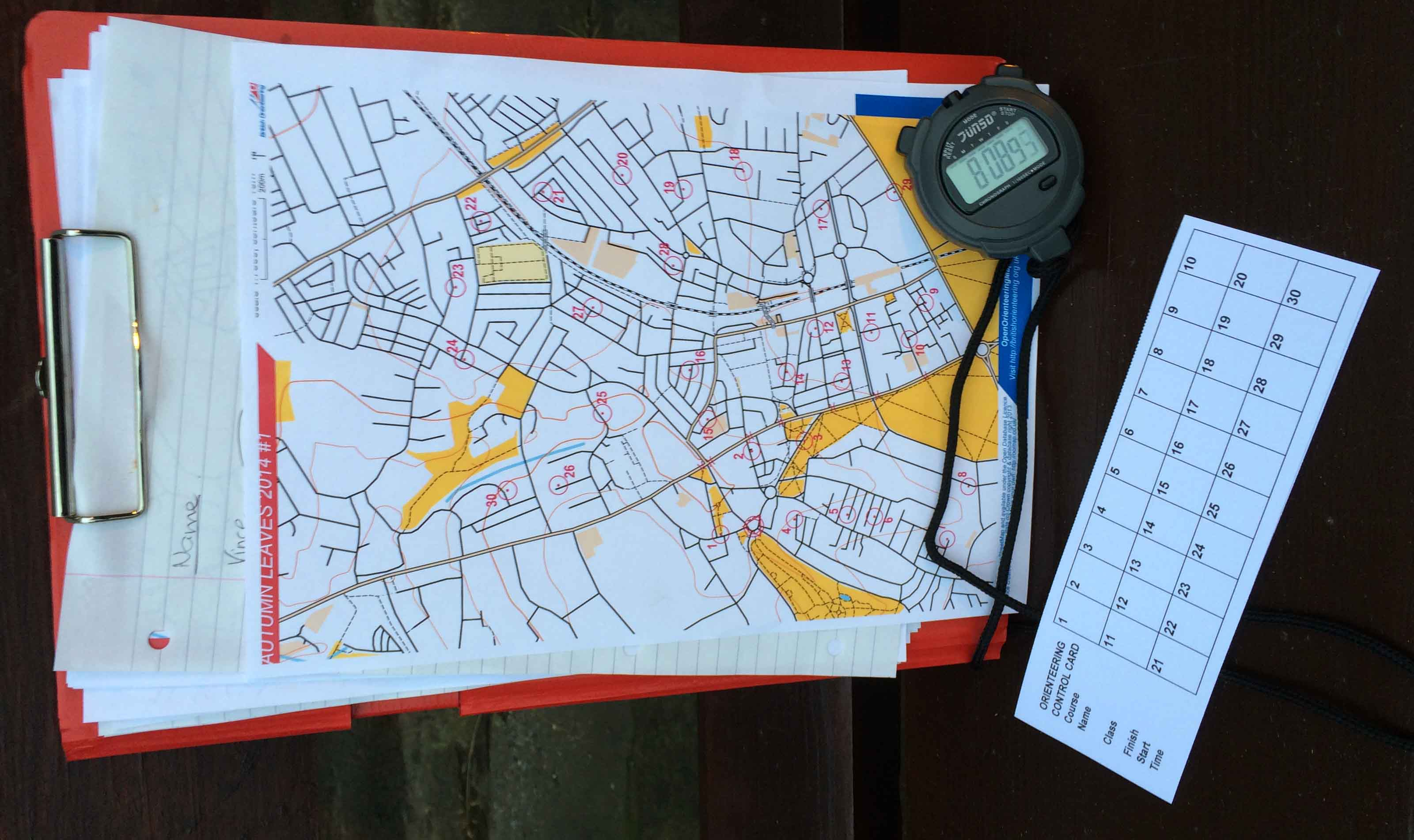 How To Plan A Street O Event | Claro Orienteering Regarding Orienteering Control Card Template