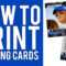 How To Print Custom Trading Cards Tutorial Within Custom Baseball Cards Template