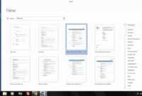 How To Set Up A Resume Template In Word 2013 regarding Resume Templates Word 2013