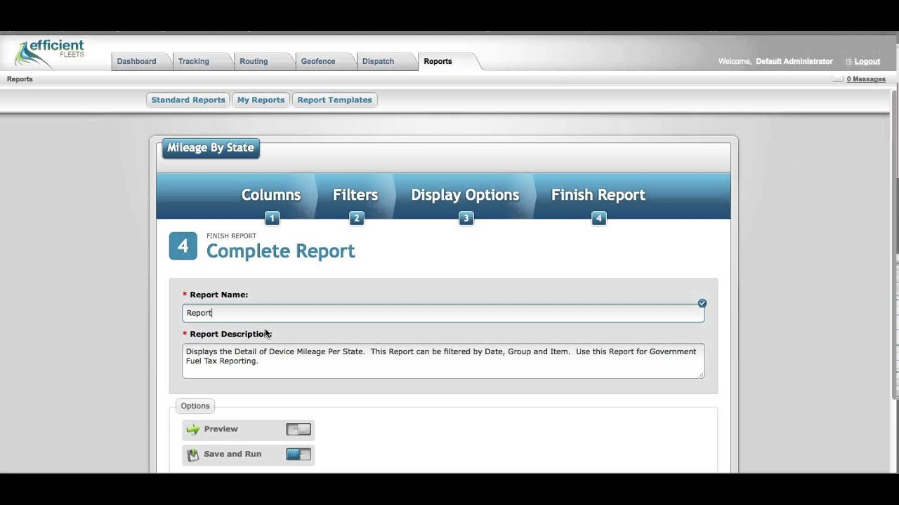 How To Setup A Mileagestate Report Template – Milo Fleet Management  System Within Fleet Report Template