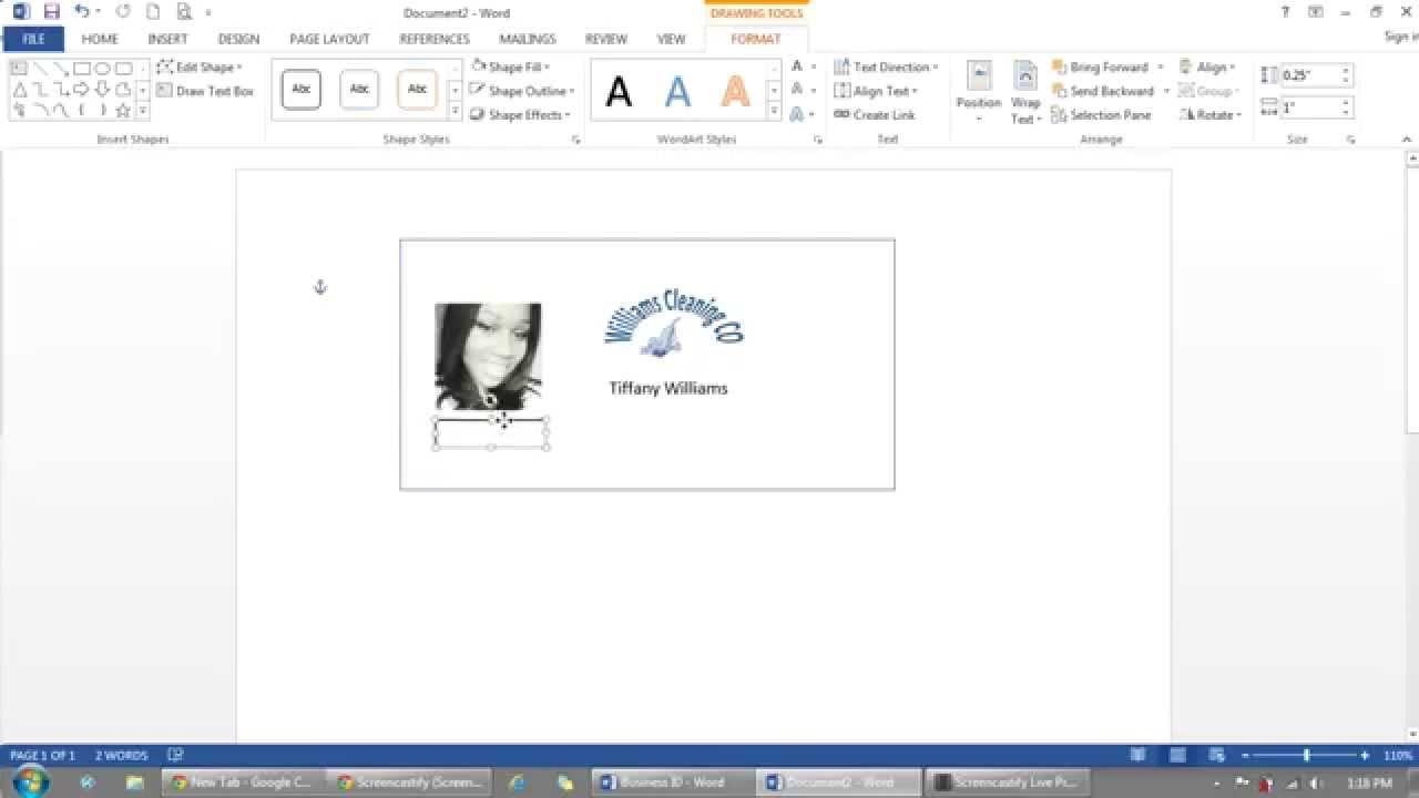 How To Use Microsoft Word To Make Id Badges Throughout Id Badge Template Word