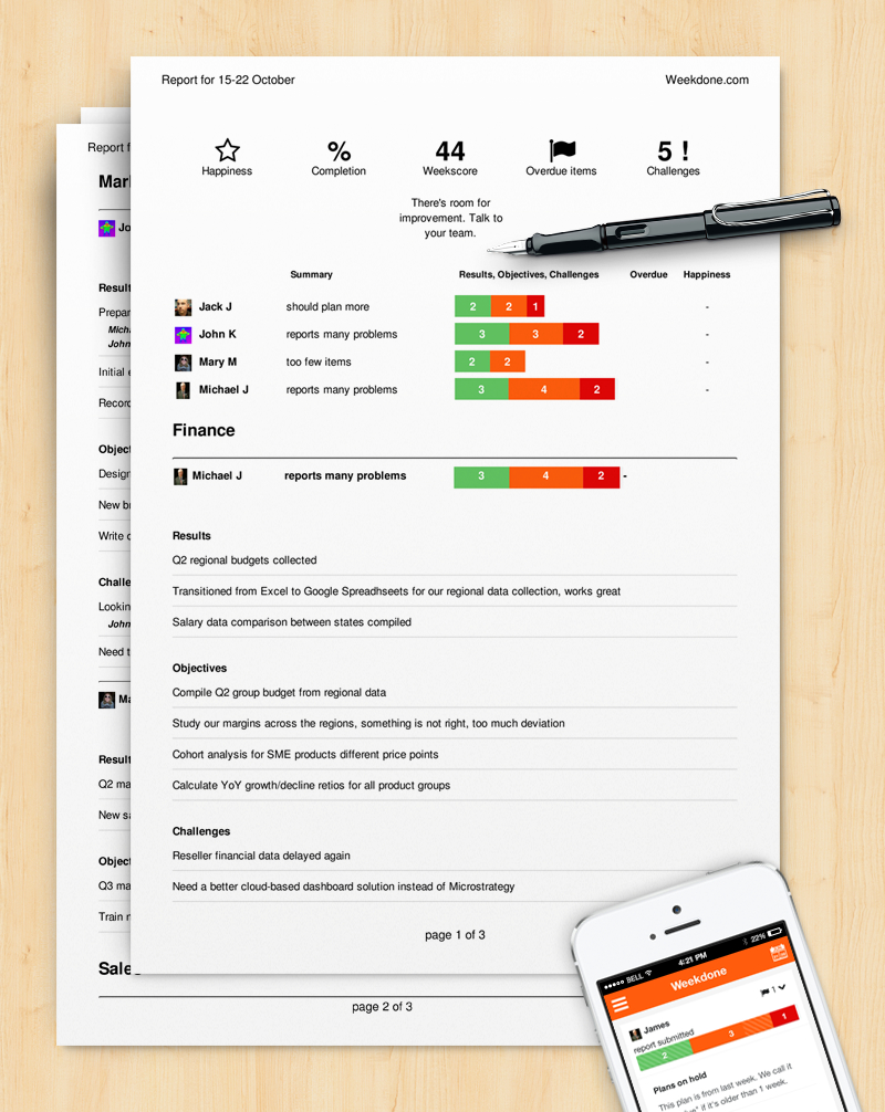 How To Write A Progress Report (Sample Template) – Weekdone Pertaining To Monthly Status Report Template