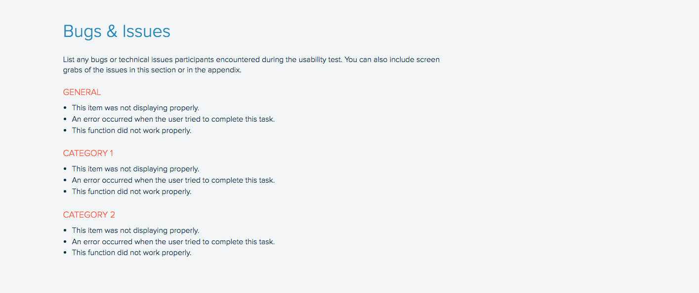 How To Write A Usability Testing Report (With Samples With Usability Test Report Template
