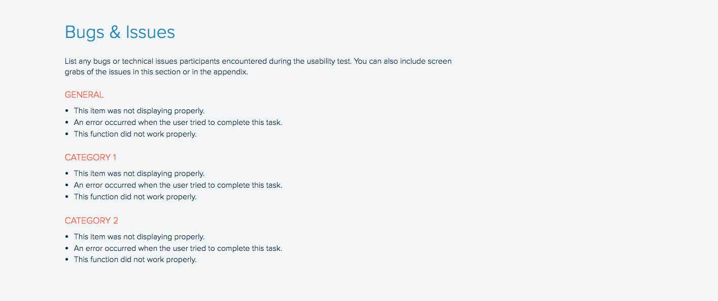 How To Write A Usability Testing Report (With Samples With Usability Test Report Template