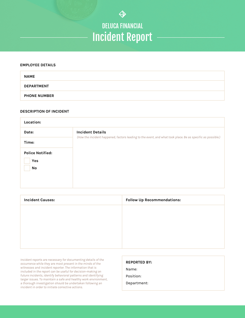 How To Write An Effective Incident Report [Examples + In It Incident Report Template