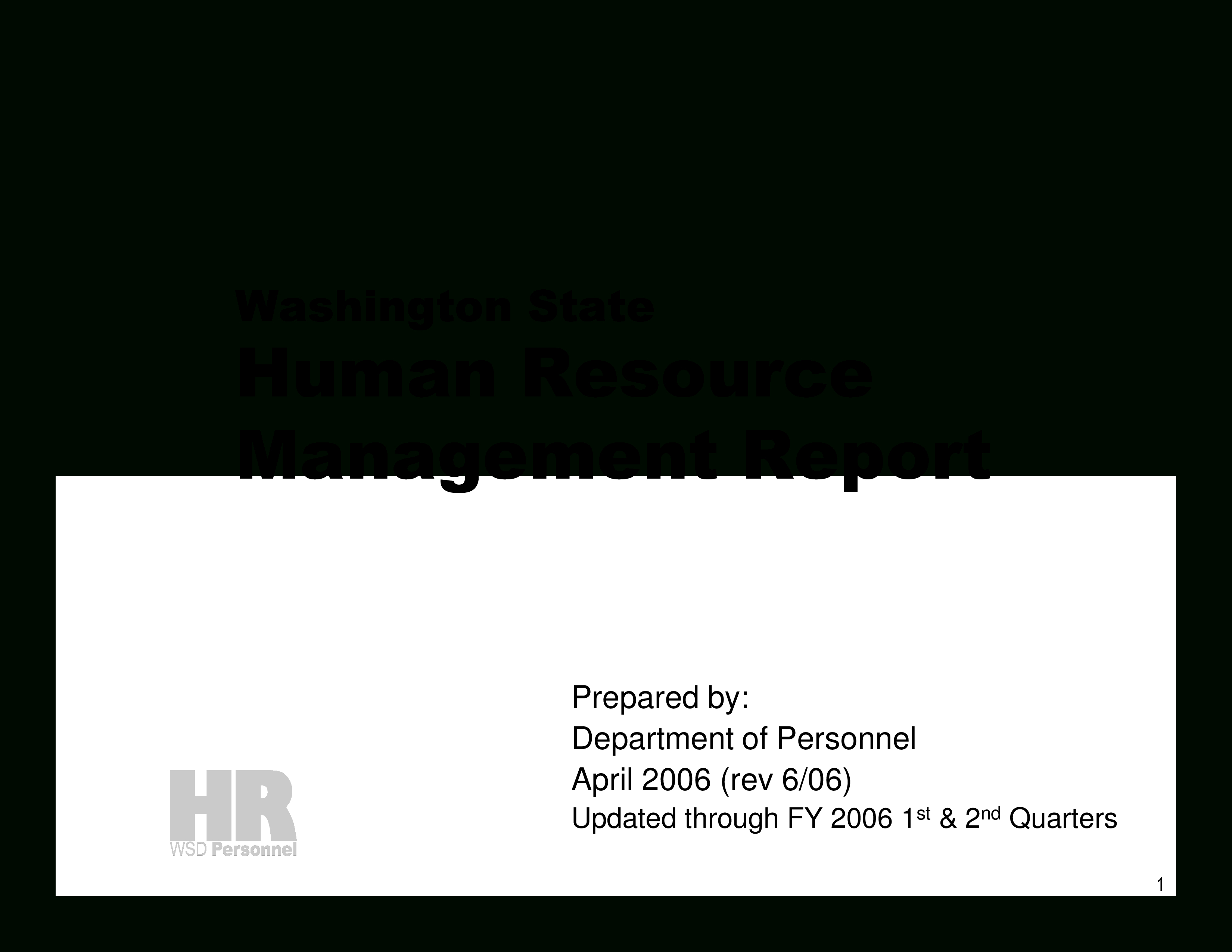 Hr Management Report | Templates At Allbusinesstemplates Within Hr Management Report Template