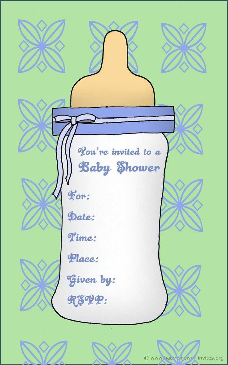 I Like This Free Baby Shower Invitation Template For Word With Free Baby Shower Invitation Templates Microsoft Word