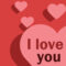 I Love You Card (Quarter Fold) Within Quarter Fold Greeting Card Template