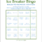 Ice Breaker Bingo: Back To School Version – Flanders Family Within Ice Breaker Bingo Card Template