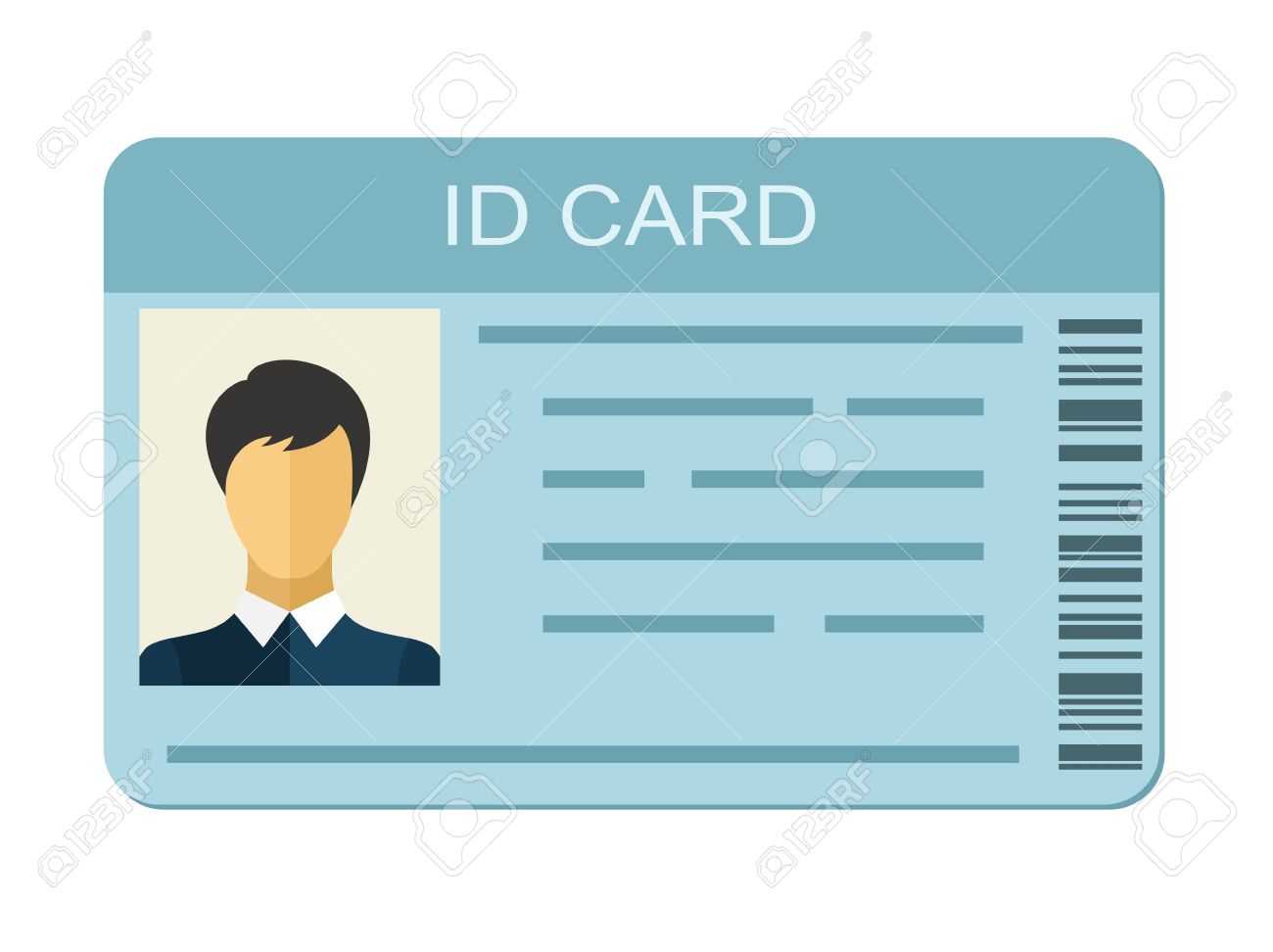 Personal Identification Card Template