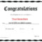 Ideas Collection For Congratulations Certificate Word With Congratulations Certificate Word Template