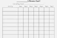 Image Result For Blank Sticker Charts | Eli | Reward Chart with Blank Reward Chart Template