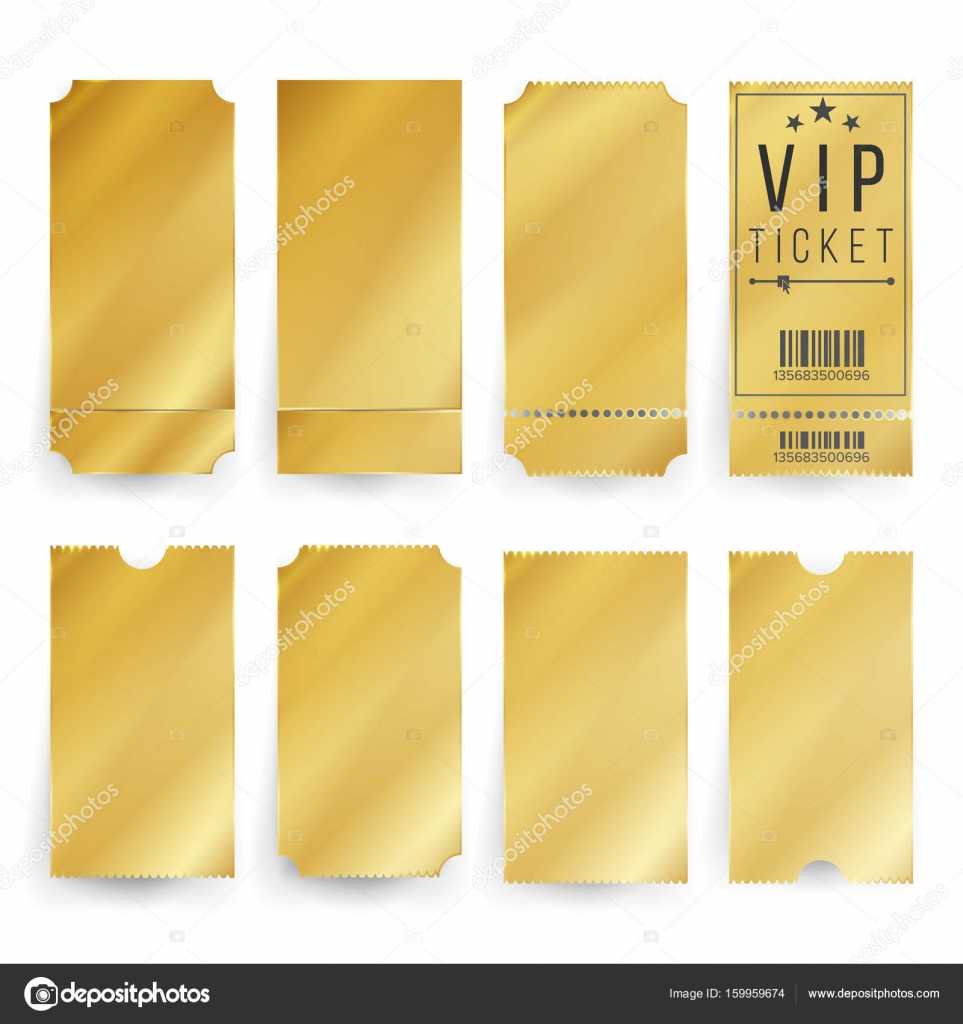 Images: Blank Golden Ticket Template | Vip Ticket Template For Blank Train Ticket Template