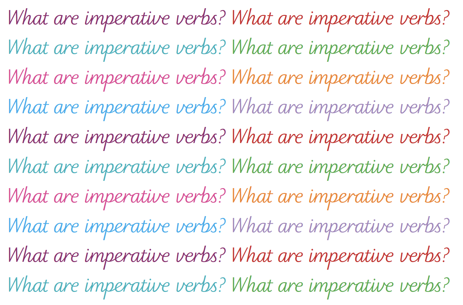 Imperative Verbs Explained For Parents | What Re Imperatives Inside Travel Brochure Template Ks2