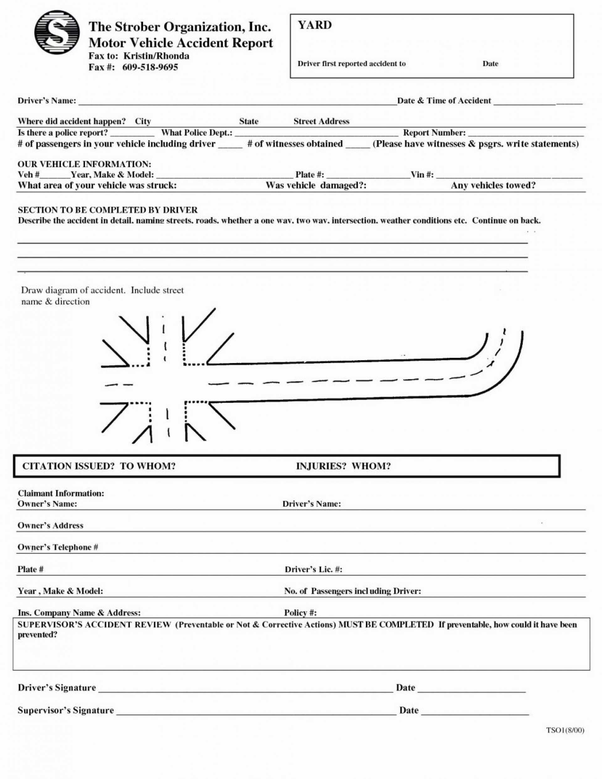 Impressive Accident Reporting Form Template Ideas School Intended For Motor Vehicle Accident Report Form Template