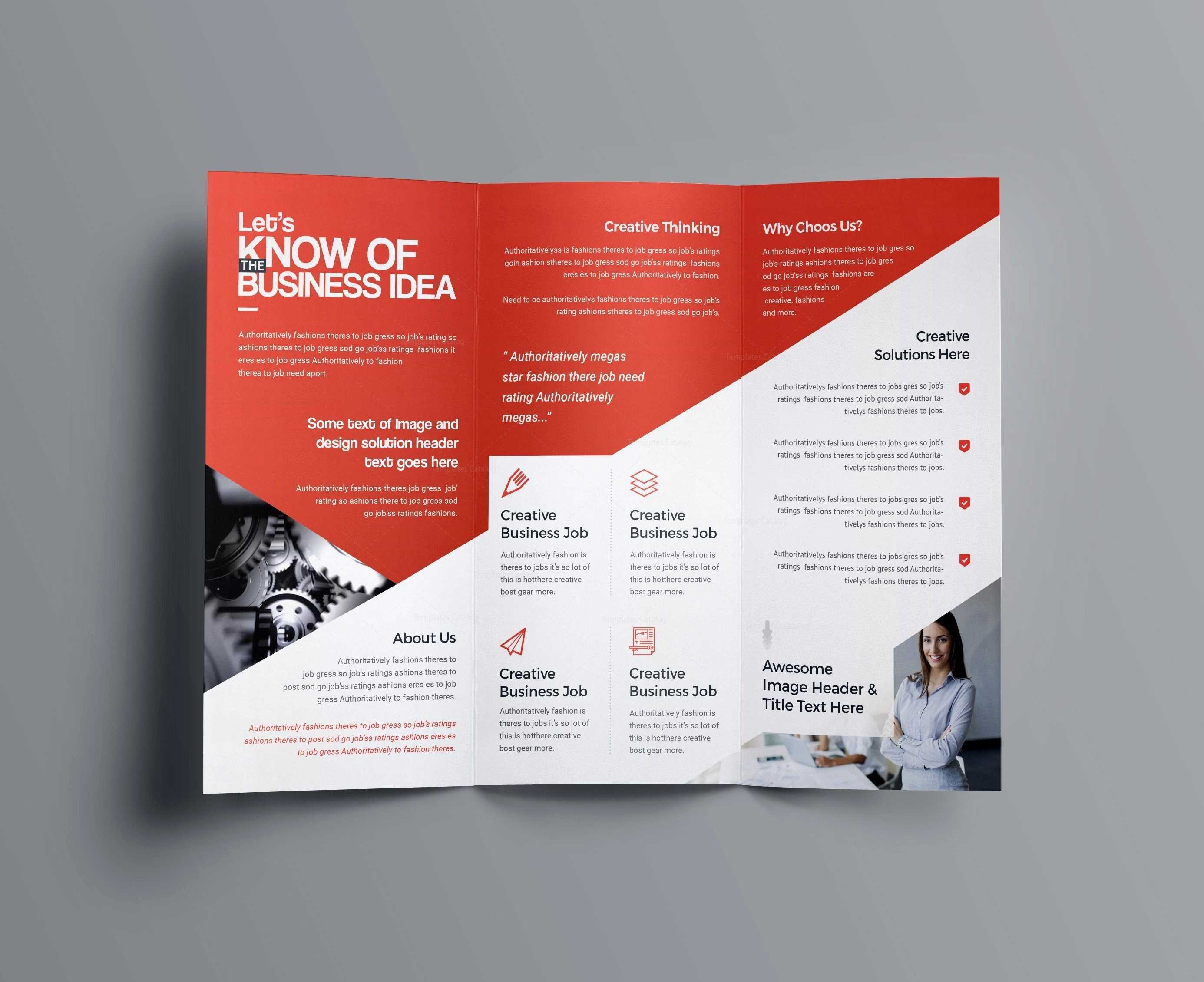 Indesign Bi Fold Brochure Template Free A4 Bifold Download Regarding Indesign Templates Free Download Brochure