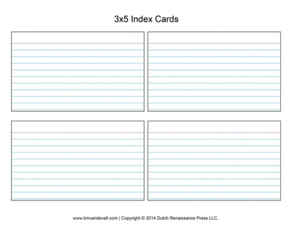Index Card Template | Index Cards, Note Card Template Inside Index Card Template For Pages