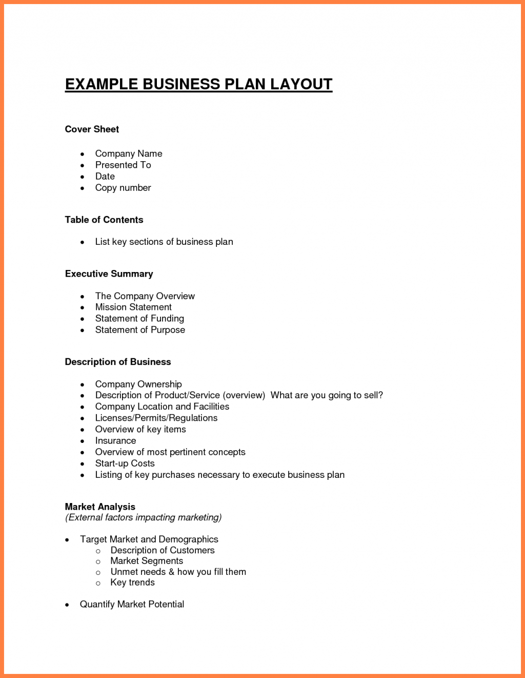 Industry Market Analysis Business Plan And Sample Plans Within Industry Analysis Report Template