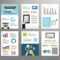 Information Technology Or Business Infographic Elements. It Background Within Technical Brochure Template