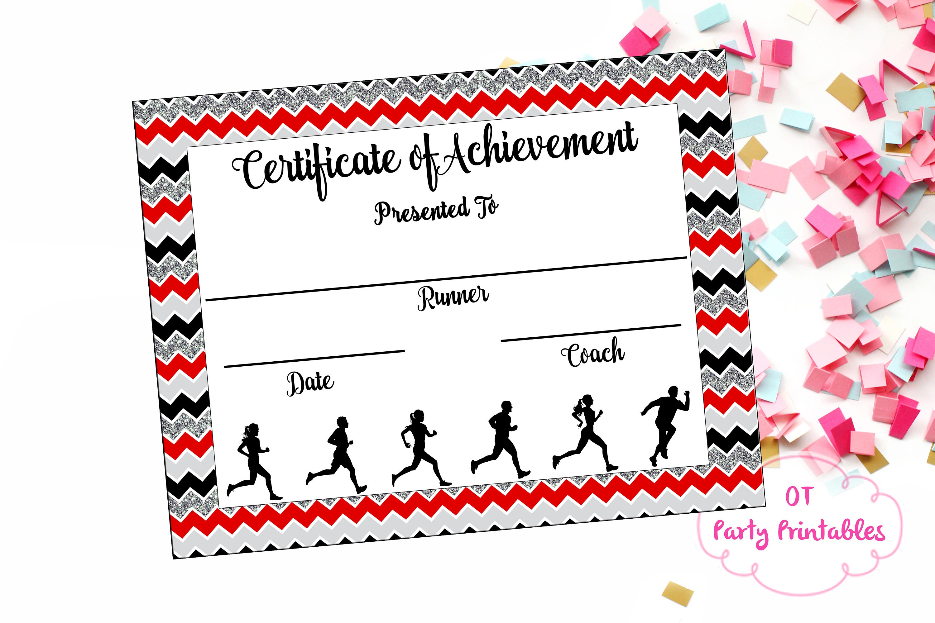 Instant Download – Cross Country Certificate – Track And Field – Running  Certificate – Jog A Thon Printable – Running Achievement Within Track And Field Certificate Templates Free