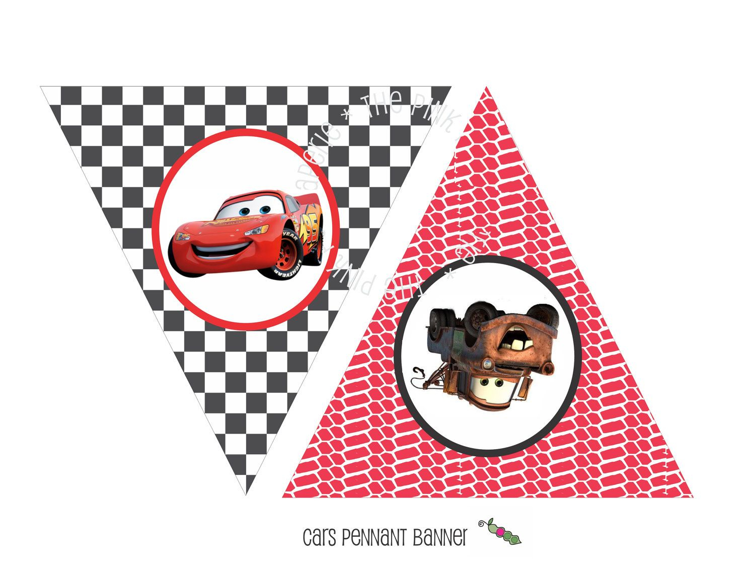 Instant Download - Printable Cars Themed Happy Birthday Pertaining To Cars Birthday Banner Template