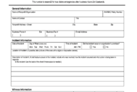 Insurance Incident Report - Fill Online, Printable, Fillable within Insurance Incident Report Template