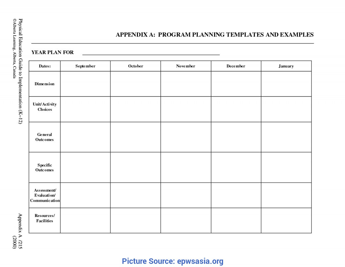 Interesting Preschool Curriculum Template Free Printable Throughout Blank Preschool Lesson Plan Template