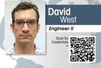 Interglobal Portrait Id Card With Qr Code Credential in Portrait Id Card Template