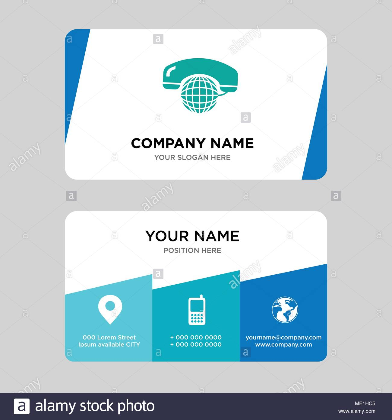 International Calling Service Business Card Design Template Pertaining To Template For Calling Card