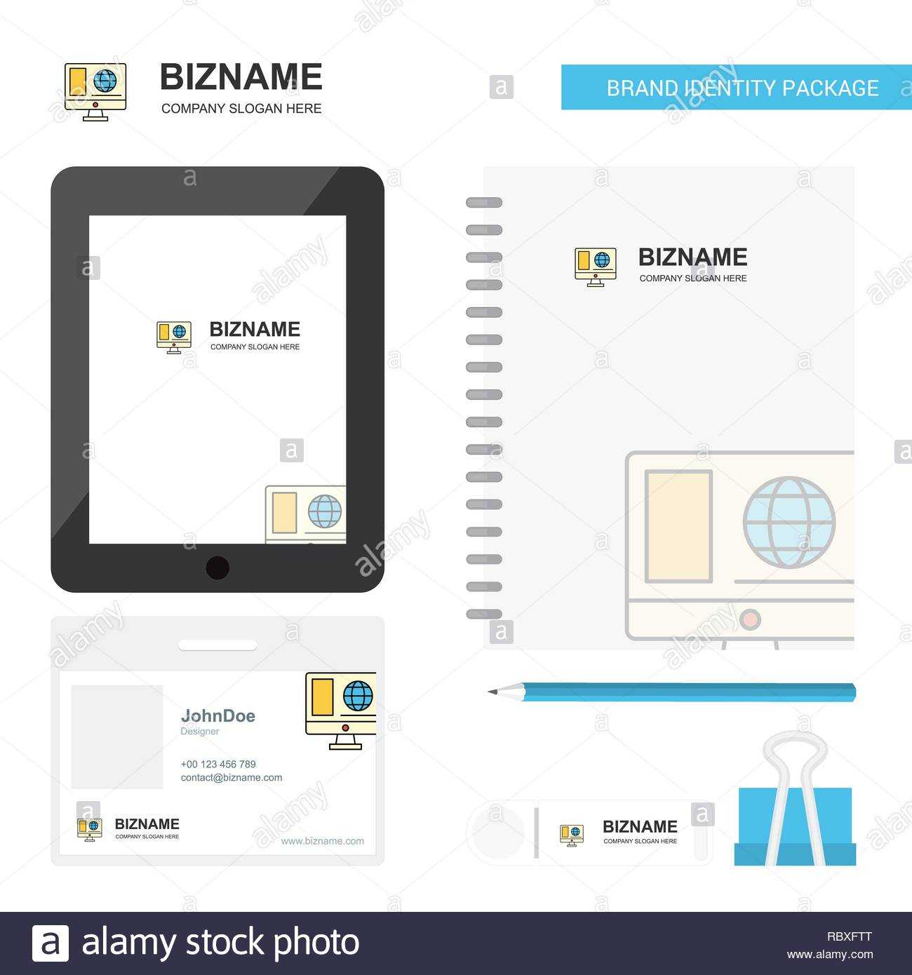 Internet Browsing Business Logo, Tab App, Diary Pvc Employee Regarding Pvc Card Template