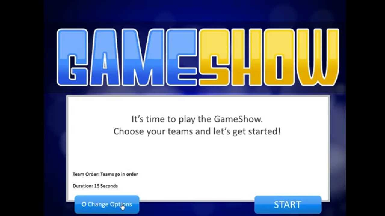 Introduction To The Powerpoint Gameshow Template Within Quiz Show Template Powerpoint