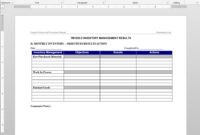 Inventory Management Report Template | Tm1020-2 with It Management Report Template