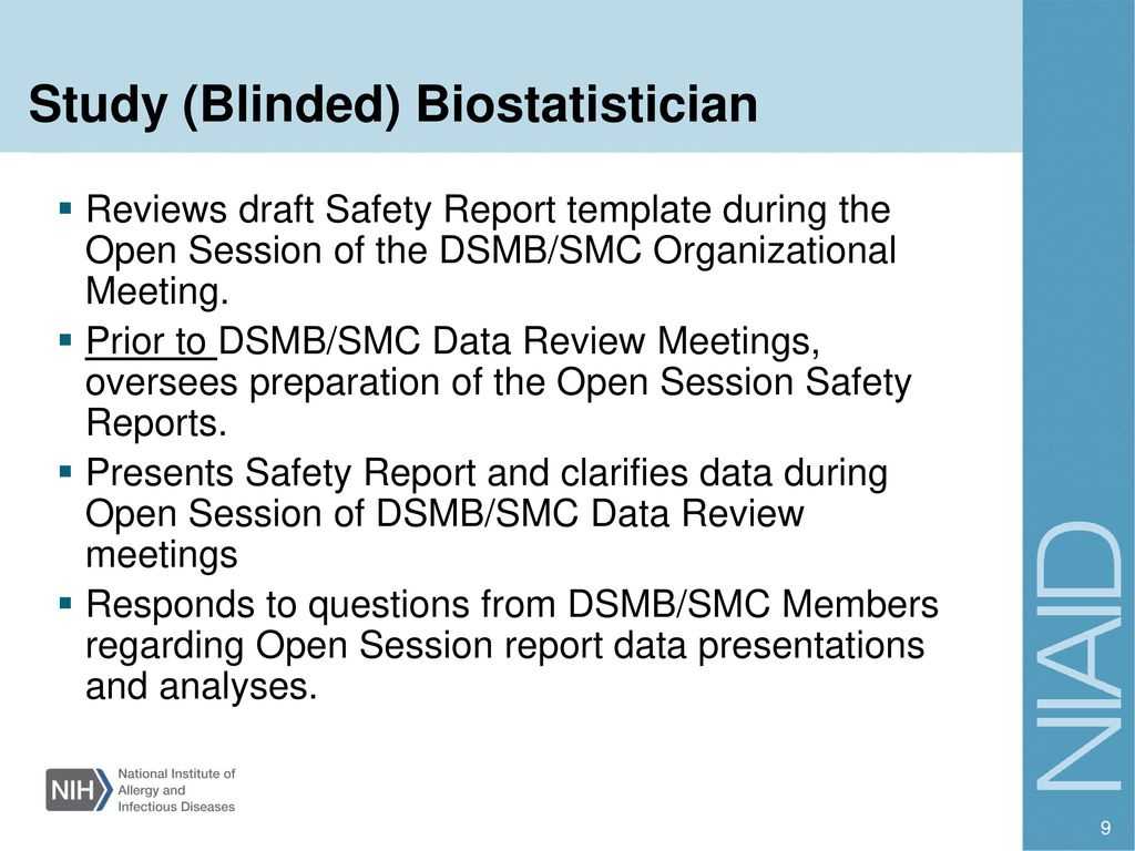 Investigator Training – Ppt Download Inside Dsmb Report Template