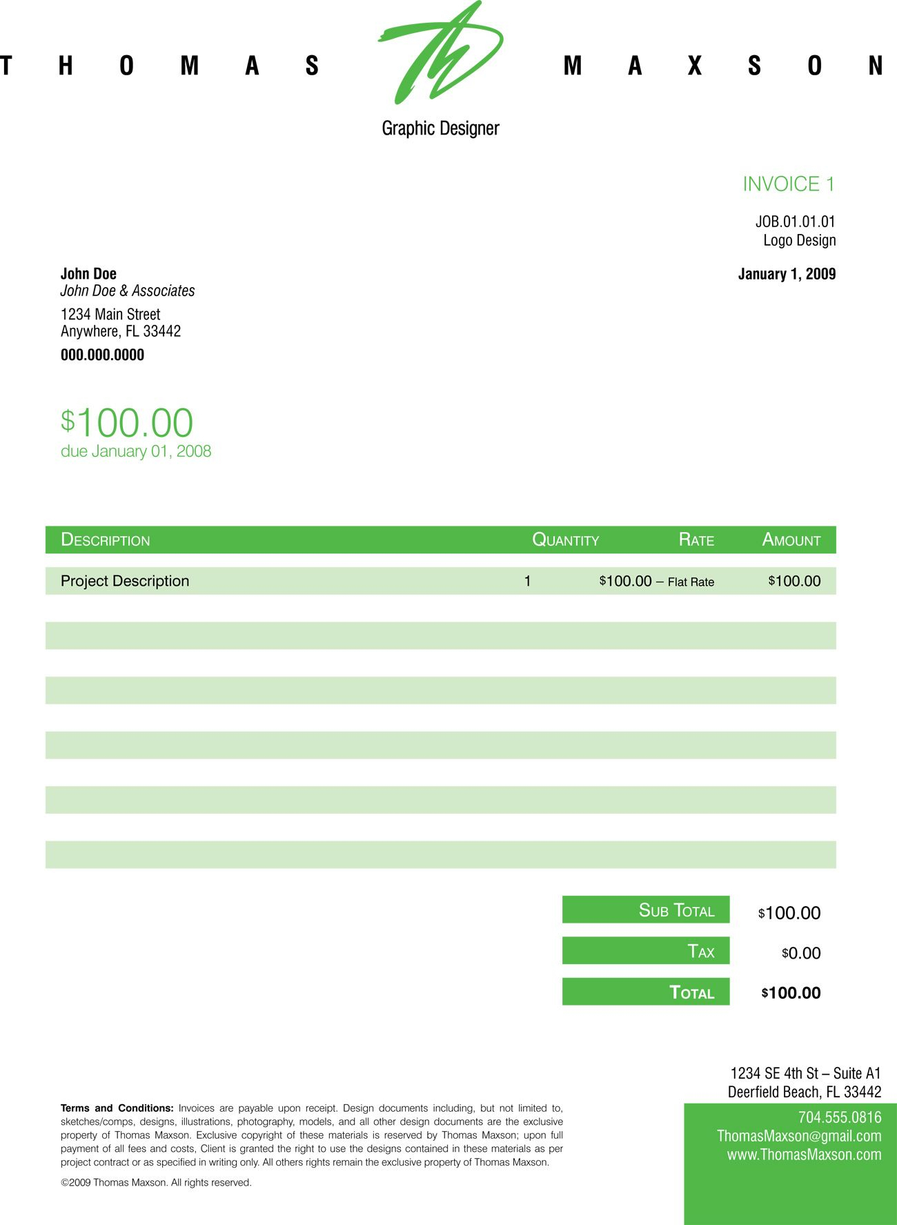 Invoice Like A Pro: Design Examples And Best Practices Within Web Design Invoice Template Word
