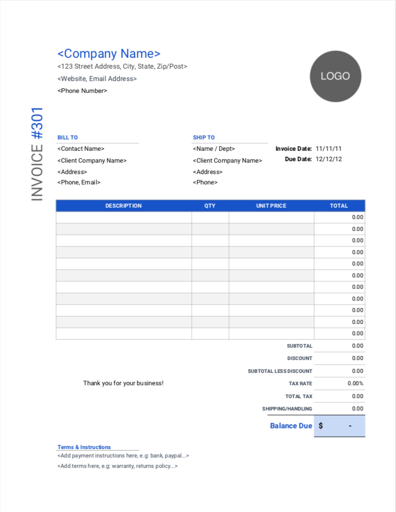 Invoice Templates | Download, Customize & Send | Invoice Simple With Customer Information Card Template