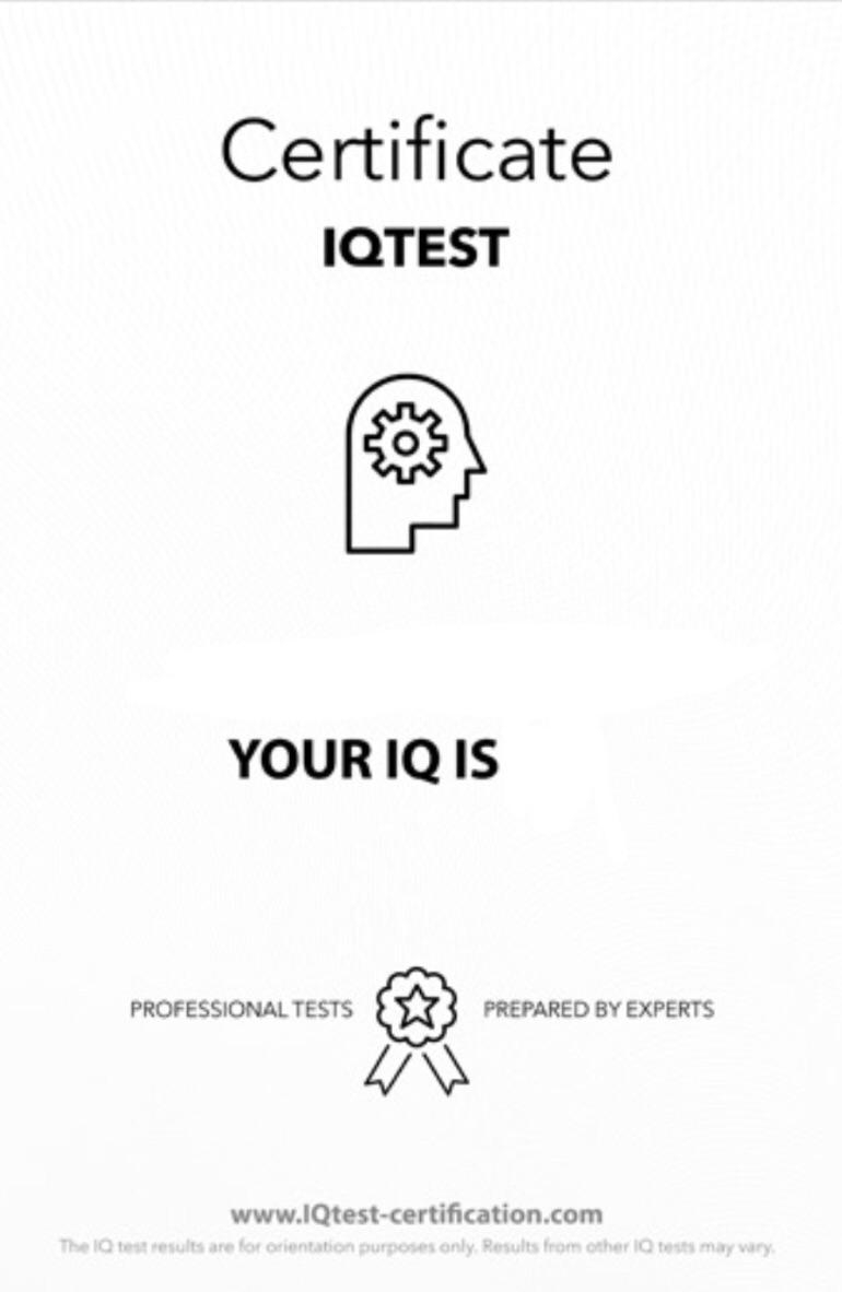 Iq Template : Insidermemetrading With Regard To Iq Certificate Template