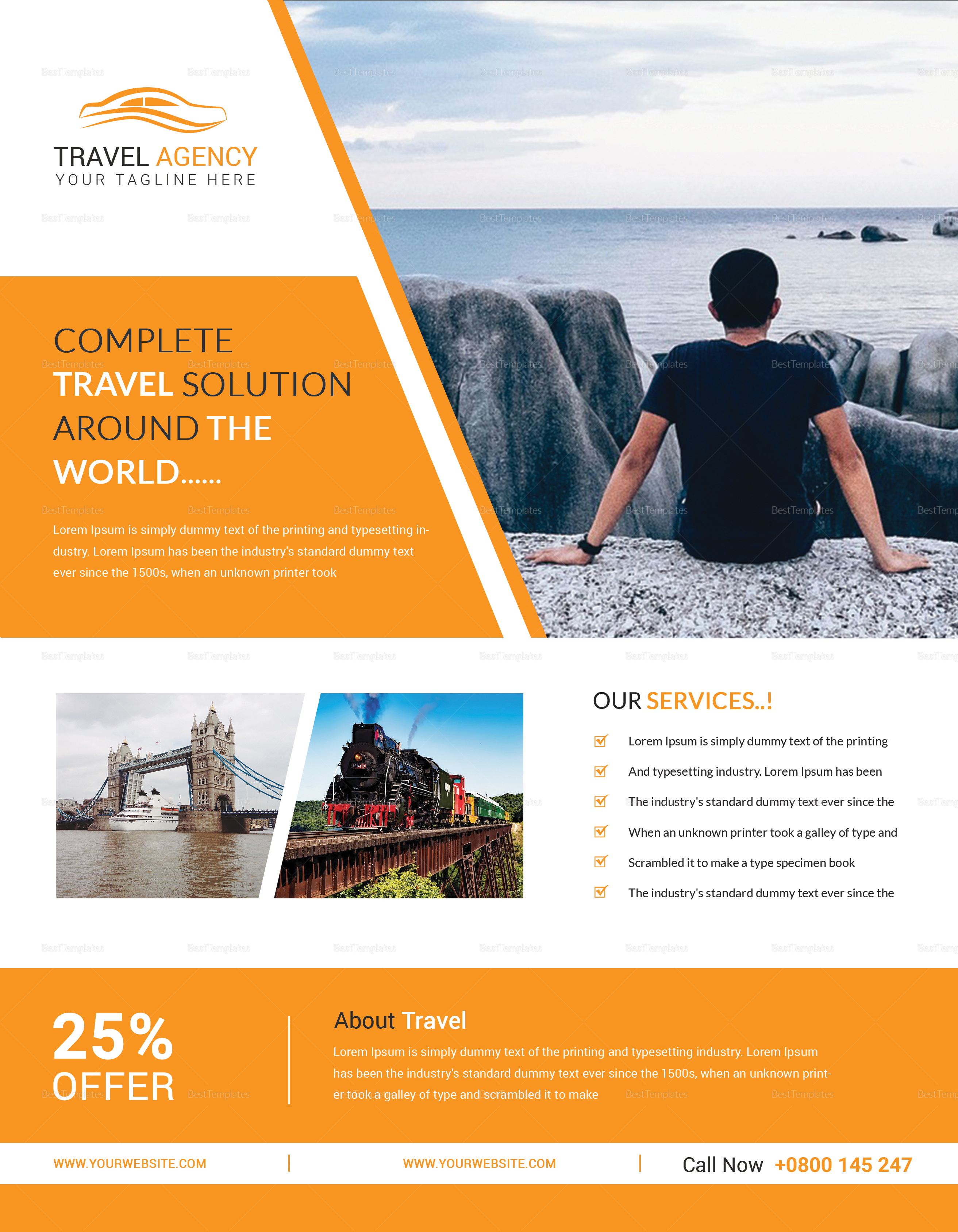 Island Travel Flyer Template Pertaining To Island Brochure Template