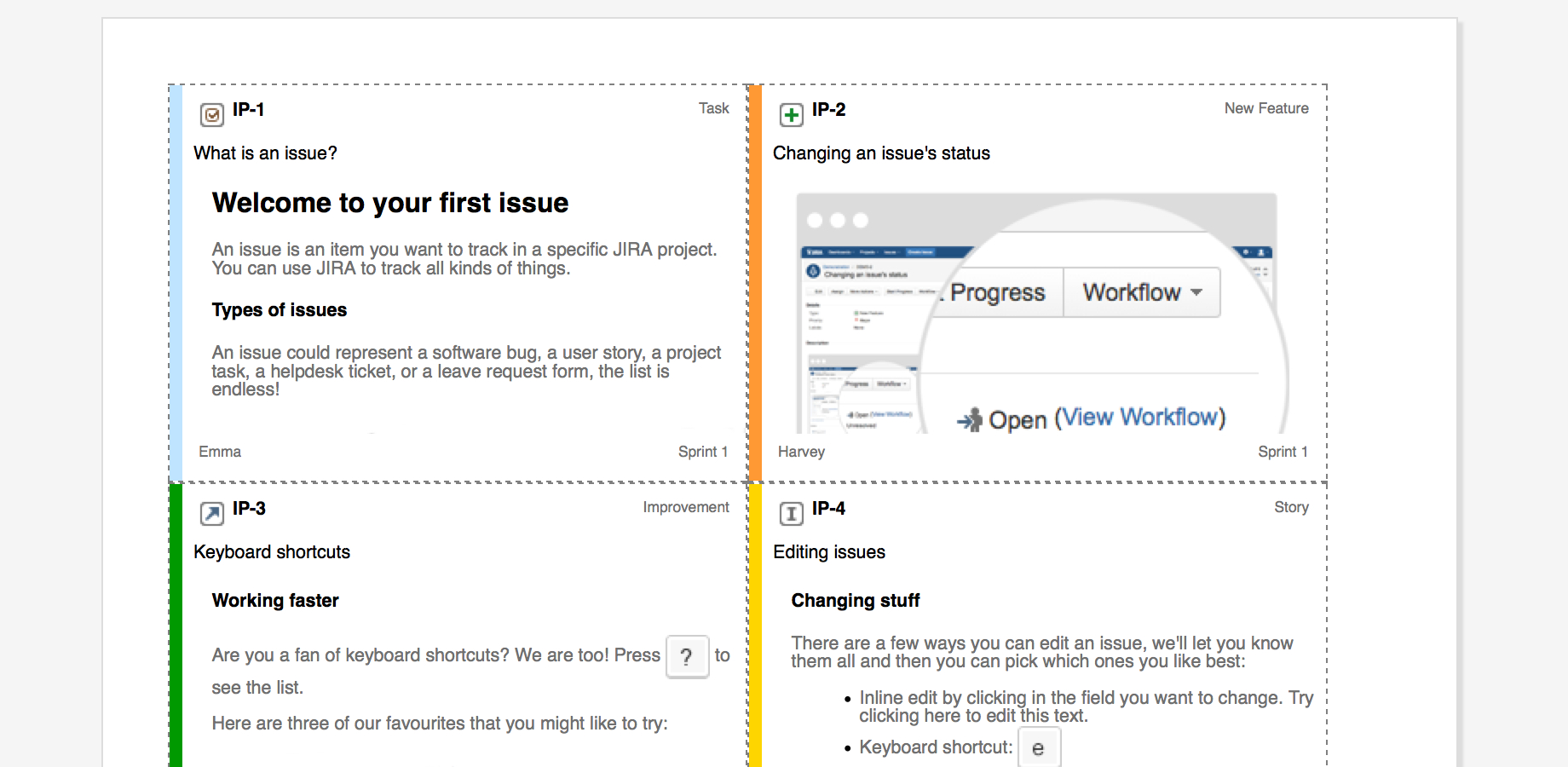 Issue Printer – Print Agile Board Cards | Atlassian Marketplace With Regard To Agile Story Card Template