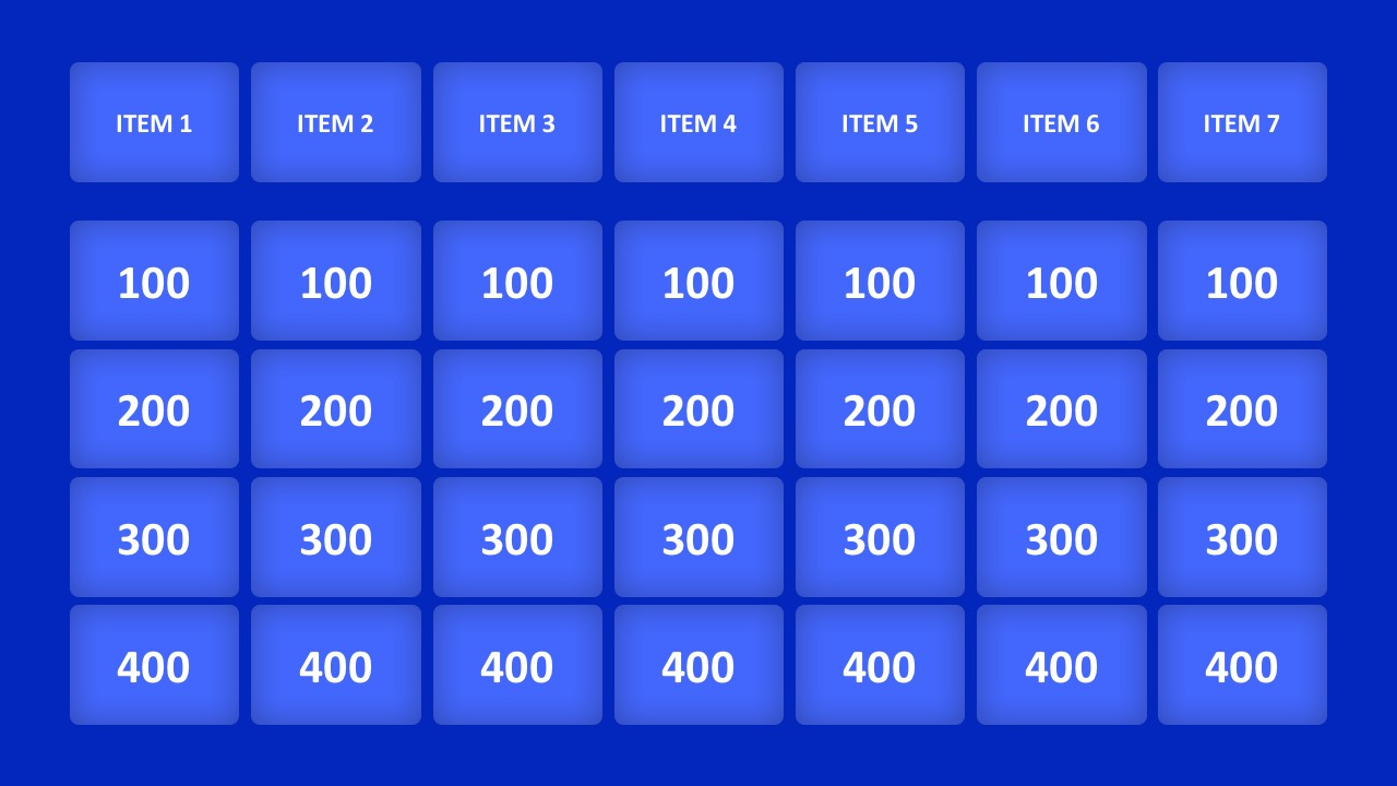 Jeopardy Game Powerpoint Templates Throughout Powerpoint Template Games For Education