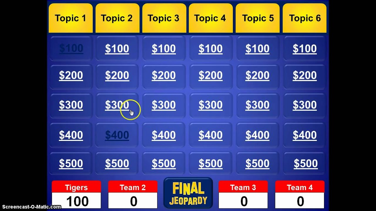 Jeopardy Powerpoint Template Throughout Jeopardy Powerpoint Template With Sound