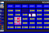 Jeopardy! | Rusnak Creative Free Powerpoint Games with Jeopardy Powerpoint Template With Score