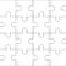 Jigsaw Puzzle Blank Template 6X4 Elements, Twenty Four Puzzle.. For Blank Jigsaw Piece Template