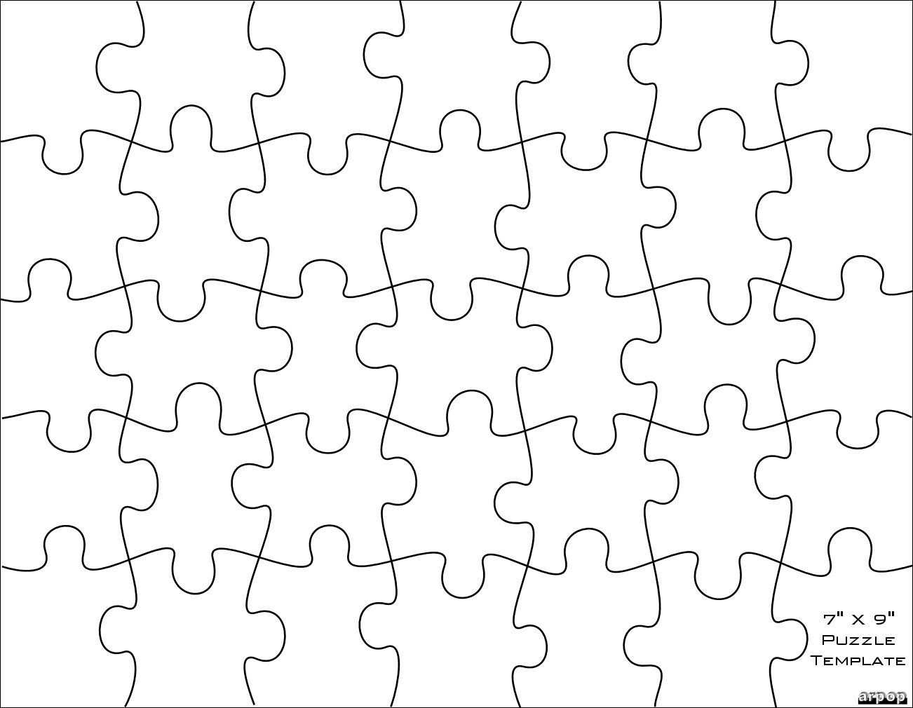 Jigsaw Puzzle Template For Word - Atlantaauctionco Throughout Jigsaw Puzzle Template For Word