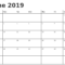 June Calendar 2019 Printable Pdf Word Template Free | Blank Pertaining To Blank Word Search Template Free