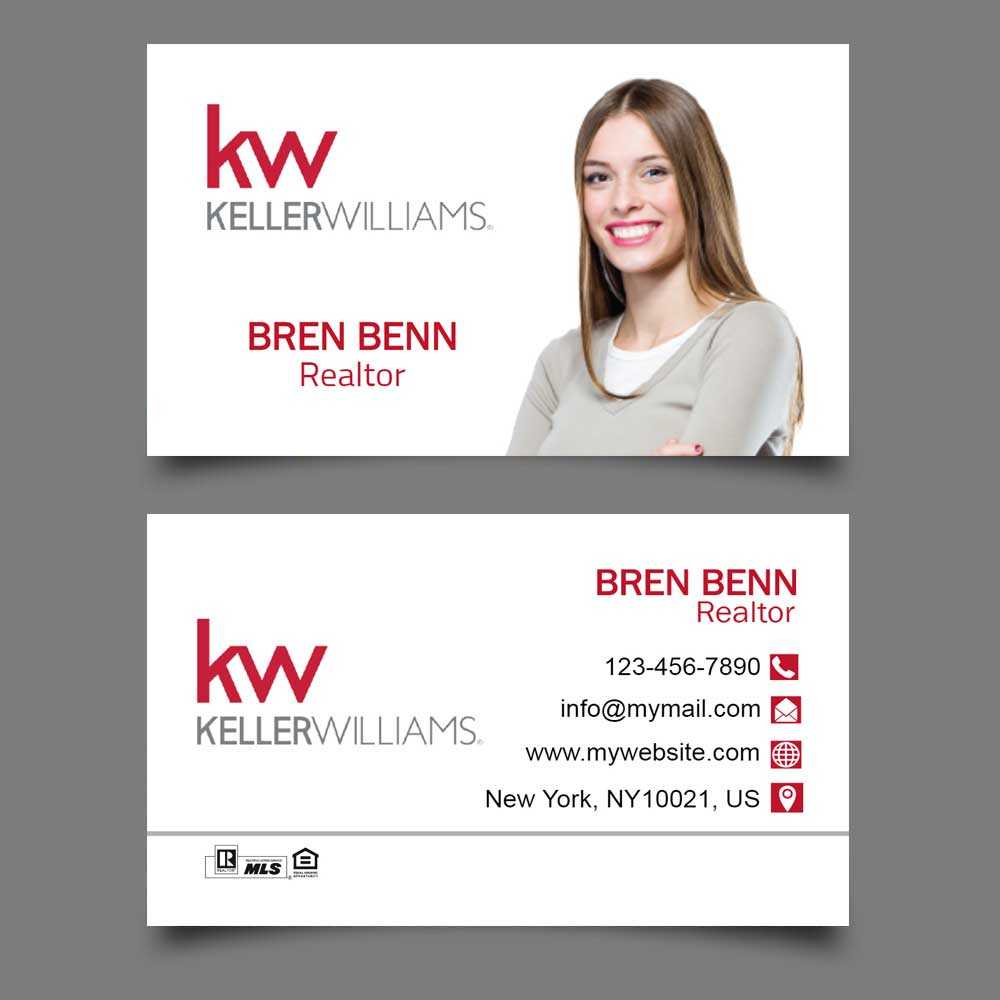 Keller Williams Business Cards 016 Pertaining To Keller Williams Business Card Templates