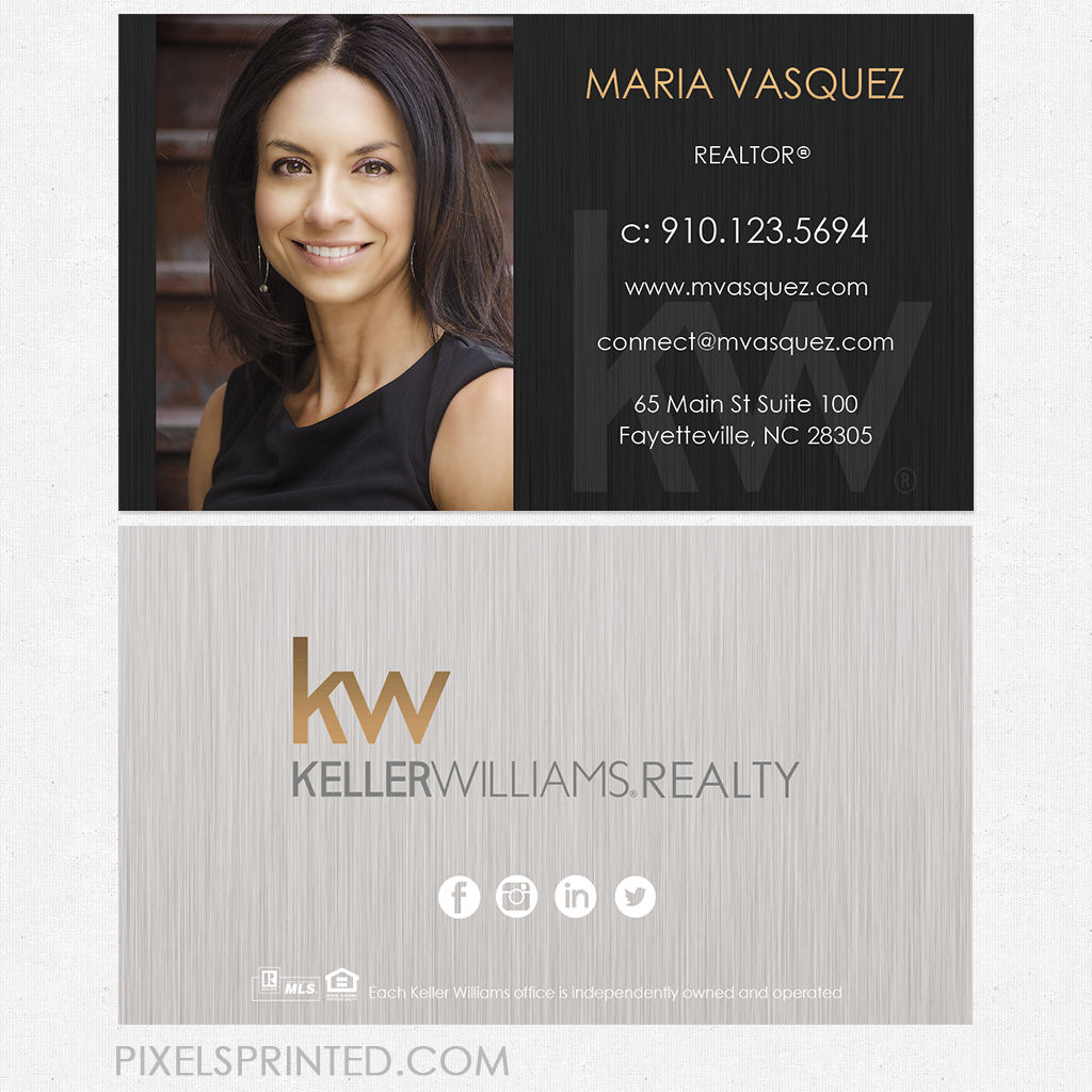 Keller Williams Business Cards | Realtor Business Cards For Keller Williams Business Card Templates