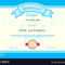 Kids Summer Camp Document Certificate Template Regarding Summer Camp Certificate Template
